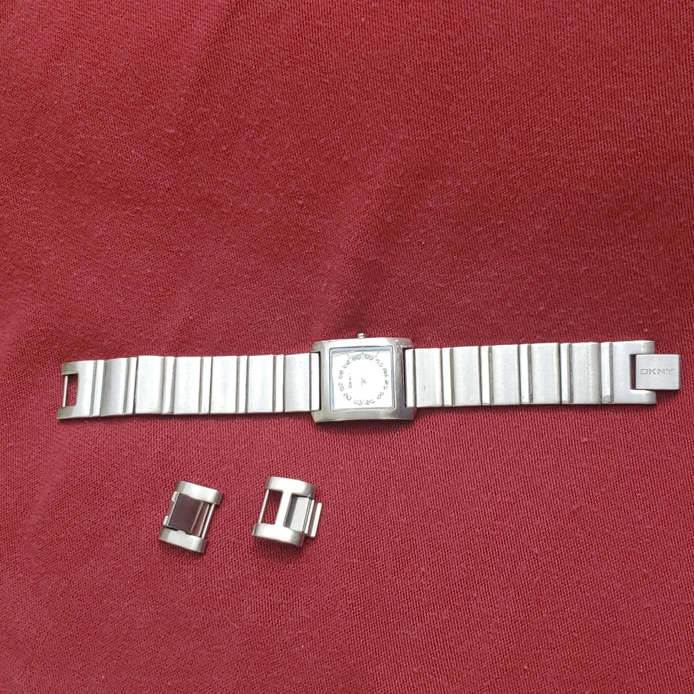 DKNY silver watch